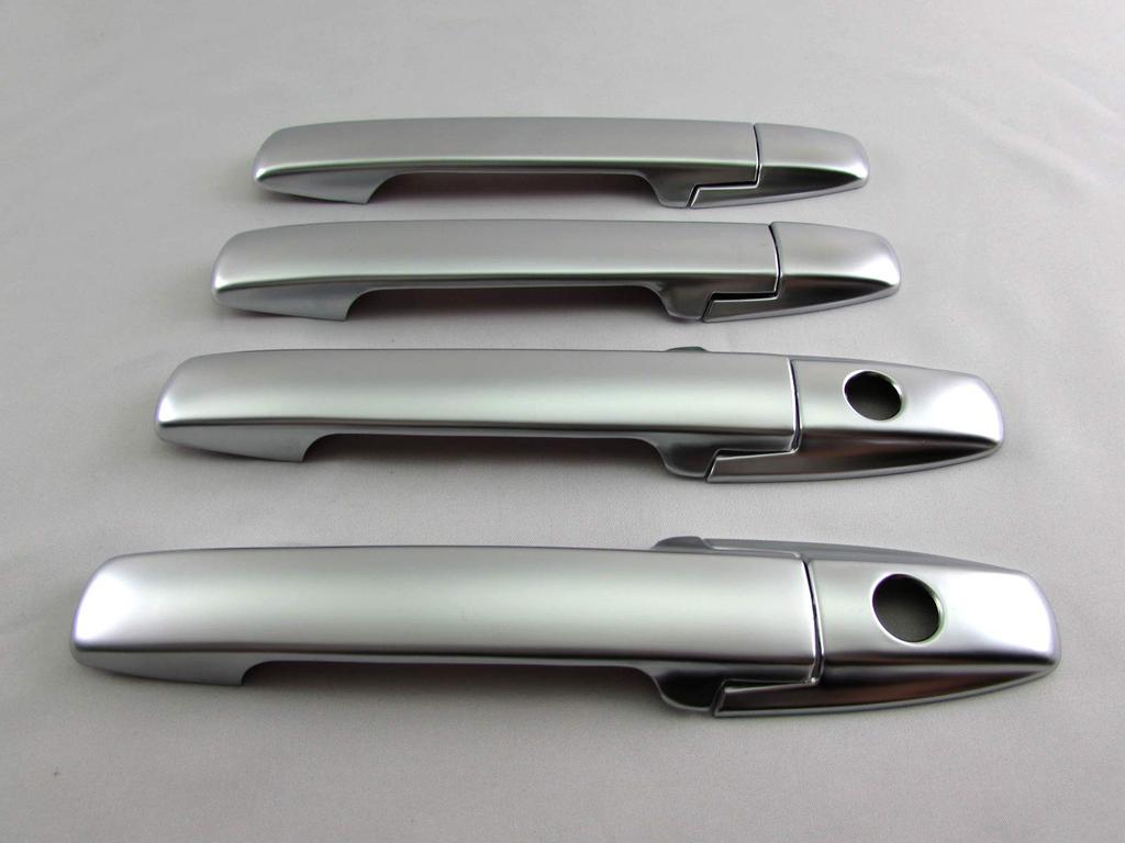 BRIGHTZ Custom Door Handle Satin Silver Fits BOX 31124 N-BOX JF1/JF2 Covers, [DHC-NOBU-325], JF, F1, F2, 1/2 N-BOX Custom, NBOX, N-BOX Custom, Custom,