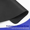 Pure Black Gaming Mouse Pad Anti Slip Rubber Mouse Pad Computer Gaming Desk Pad Wool Felt Laptop Desk Anti Slip Mouse Pad