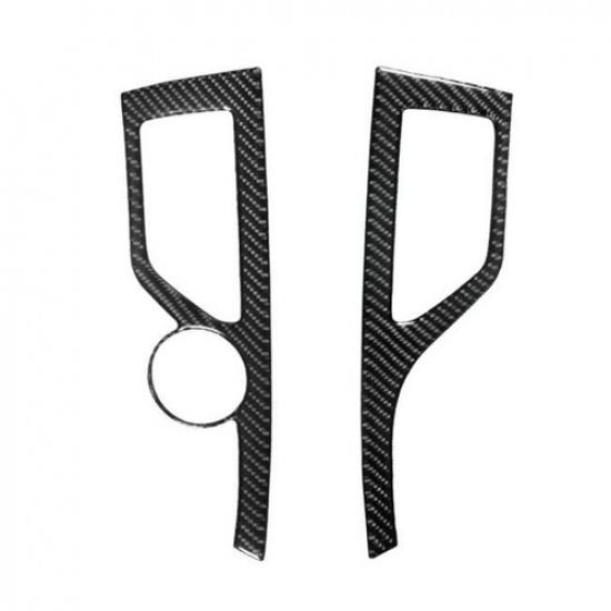 8Pcs Center Air Vent Cover Trim Fits For Tacoma 2WD Carbon Fiber Interior