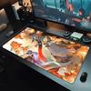 Gaming Mouse PadLarge Desk MatAntislip Stitched Edges Moonlit Mythical Deer Anime Print Keyboard Pad for Gamer Home Office