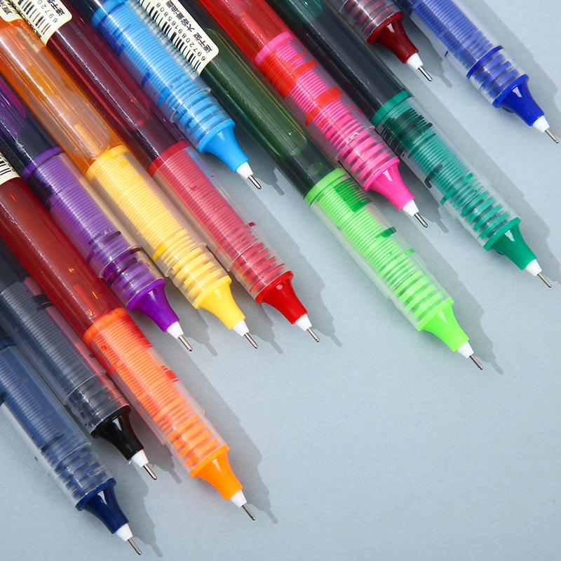 Quick-Dry Ink Rollerball Pen: Ideal for Students, Note-Taking, Highlighting & Journaling
