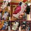 Kickstand Durable Phone Case For ZTE Blade A71/Optus X Swift 5G Back Cover Soft case Flower Fashion Design Lanyard Ring