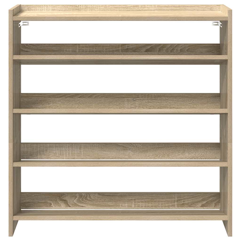 Shoe Rack Sonoma Oak 80 x 25 x 81 cm Particleboard