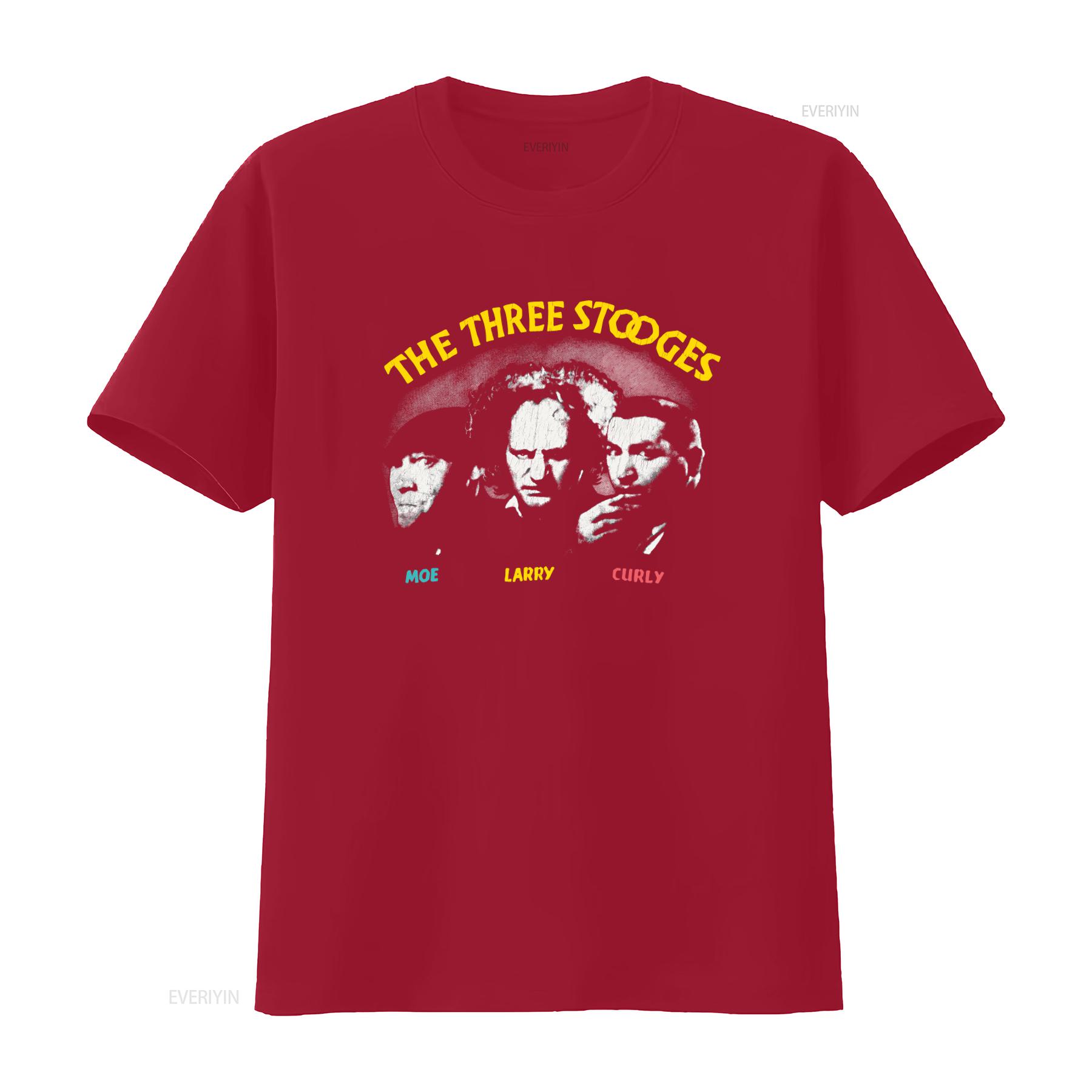 

The Three Stooges Comedy Novelty Funny T Shirt Classic Black S 5XL LI856 vintage Washed designer clothes Top For Everyday Wear S