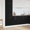 Hanging Cabinet with Shelf Black Oak Effect 50 x 46 x 81.5 cm