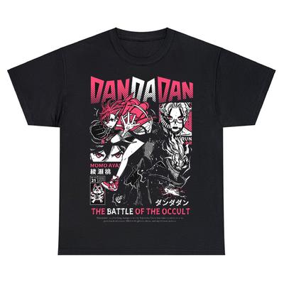 Dan Da Dan Momo Okarun T-Shirt Anime Casual Streetwear Vintage Men Women 100% Cotton Harajuku O-Neck Fashion Amusing Unisex Tees