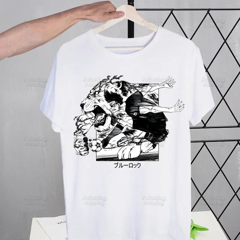 BLUE LOCK Isagi Yoichi T-Shirt Herren Tops T-Shirts Harajuku Seishiro Nagi Meguru Bachira T-Shirt Streetwear Hip Hop Herren T-Shirts