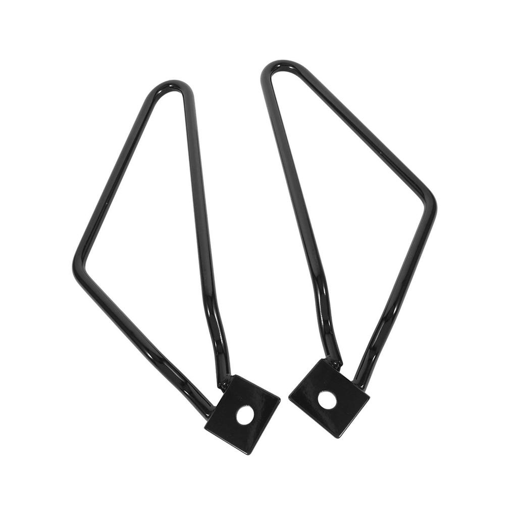 2x Motorcycle Saddlebags Mount Brackets Support Black for XL883/1200 HD1450/1584