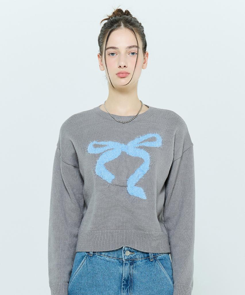 LARTIGENT L6 Ribbon Mix Knit(Gray)