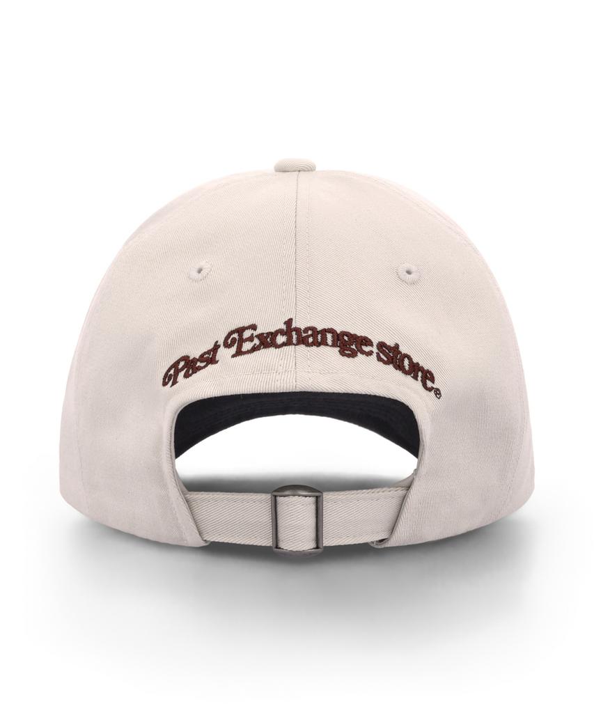 GRAM OUNCE POUND 70S Logo 6-Panel Cap Two Tone Beige