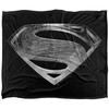 Superman Black Suit Symbol Soft Touch Blanket