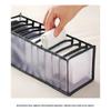 Ensemble de Rangement, Boîte de Rangement en Maille à Compartiments pour Sous-Vêtements, Organisateur de Tiroir de Garde-Robe, Sac de Tri, Chaussettes, Rangement Multi-Grilles pour Sous-Vêtements