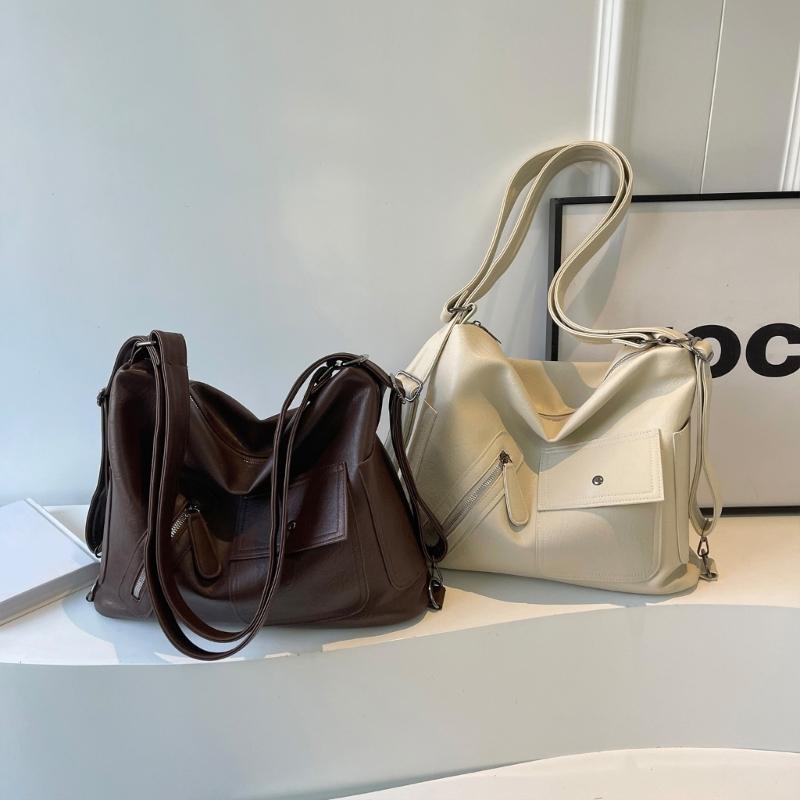 Women Bag Large Capacity Crossbody Bag Casual Shoulder Bag PU Leather Messenger Bag Fashion Backpack Student School Bag