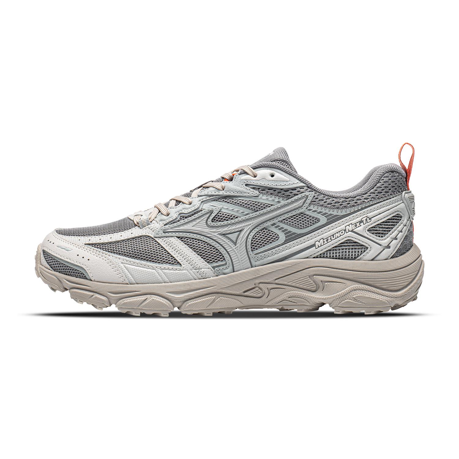 Mizuno NEX TL Unisex Low Top Running Shoes Brown Grey D1GH262904 38.5