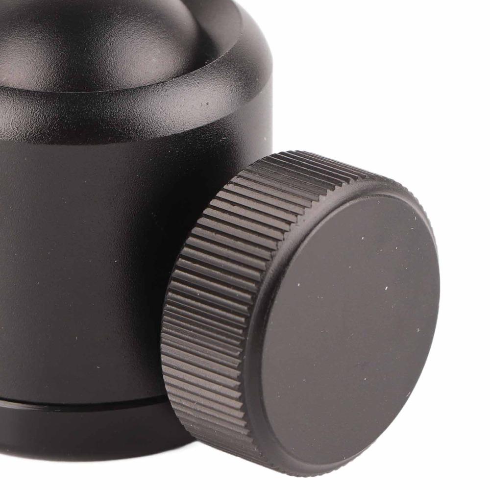 360 Degree Rotating Ball Head Mount 1/4 Inch Hot Shoe Panoramic Tripod Mount  for Camcorders