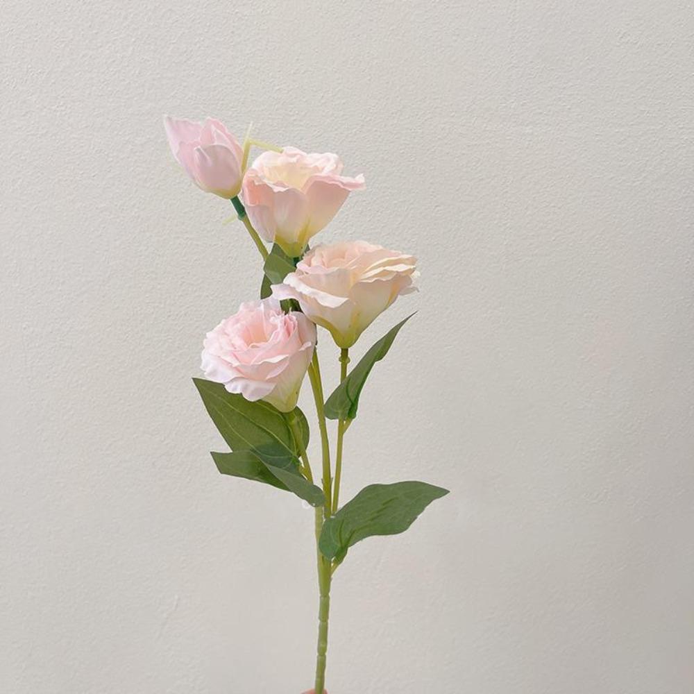 

Large Size Artificial Lisianthus Flowers Artificial Flowers Simulation Design Artificial Eustoma Grandiflorum Roses світло-рожевий колір
