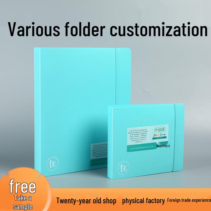 Индивидуальная папка-регистратор формата A4/A5 на пластиковой пружине, держатель для документов PP Binder Folder Custom
