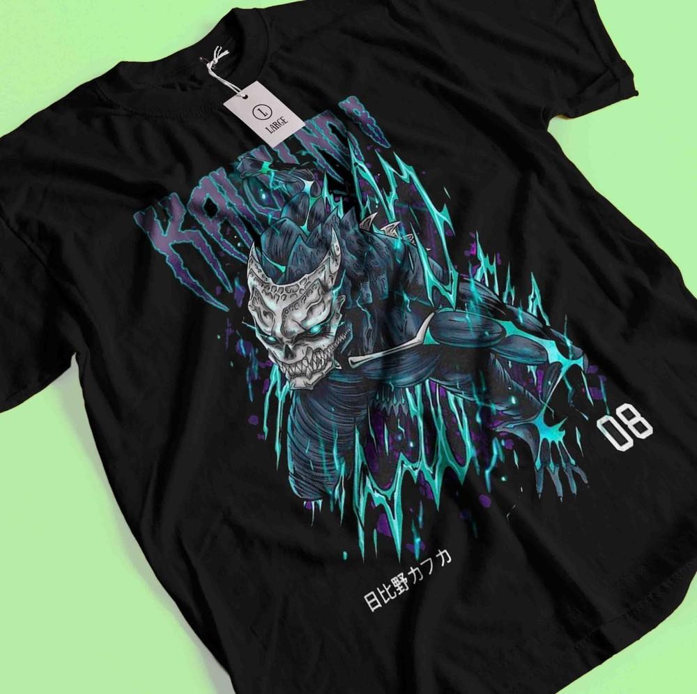 

Kaiju No 8 Tshirt Kafka Hibino Shirt Mina Ashiro T-Shirt Gen Narumi Tee Soshiro 2XL