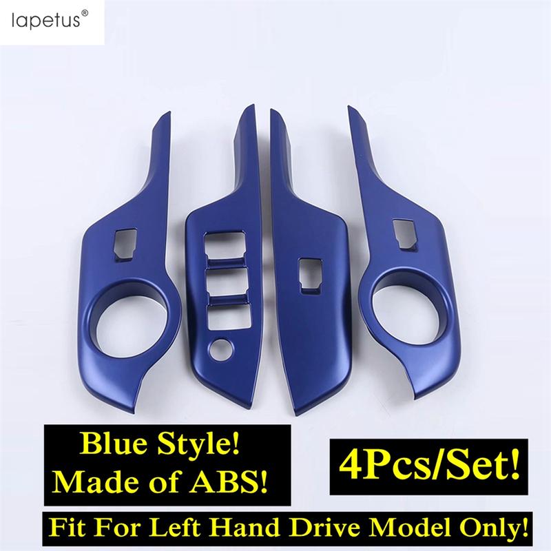 Panel Dekoracyjny Pokrywa Przycisku Podnoszenia Szyby Wewnętrznej Drzwi Samochodu Pasuje Do Toyota C-HR CHR 2016 - Akcesoria Wnętrza ABS