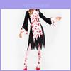 Exquisite Halloween Themed Adult Costume Featuring Devil Blood Witch Dress Design