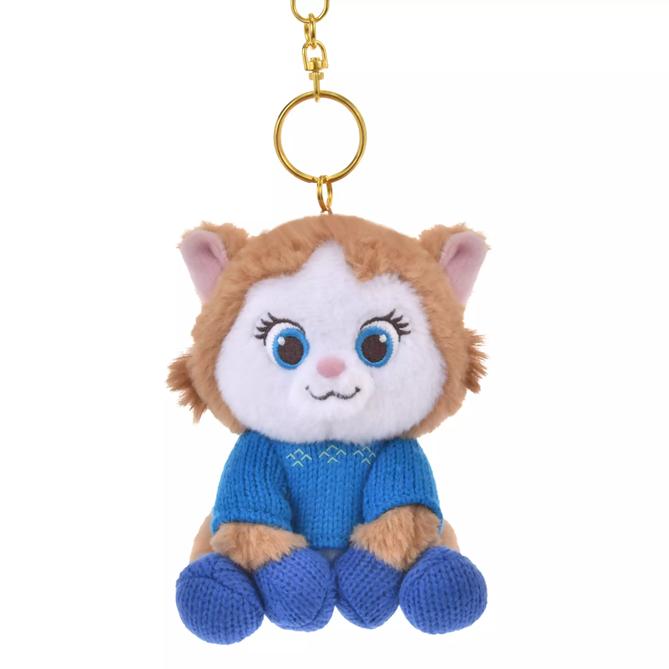 

Disney Olaf the Kitten Plush Keychain Blue Frozen Family Memories ( Dare Pe) Japan NEW Disney Store