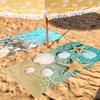 Toallas de Playa de Secado Rápido con Estampados de Estrellas de Mar y Conchas Marinas Son Adecuadas Para Piscinas, Camping, Yoga y el Gimnasio