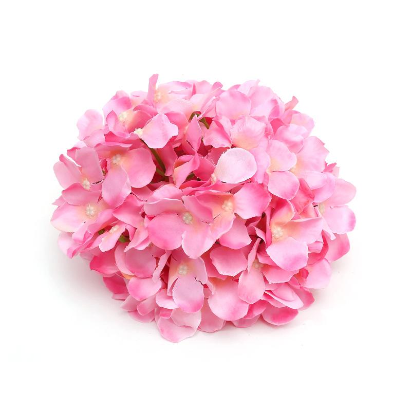 Large Hydrangea Flower Head Artificial Flower Wedding Wedding Background Flower Wall Decoration Immortal Flower Fake Flower Silk Flower