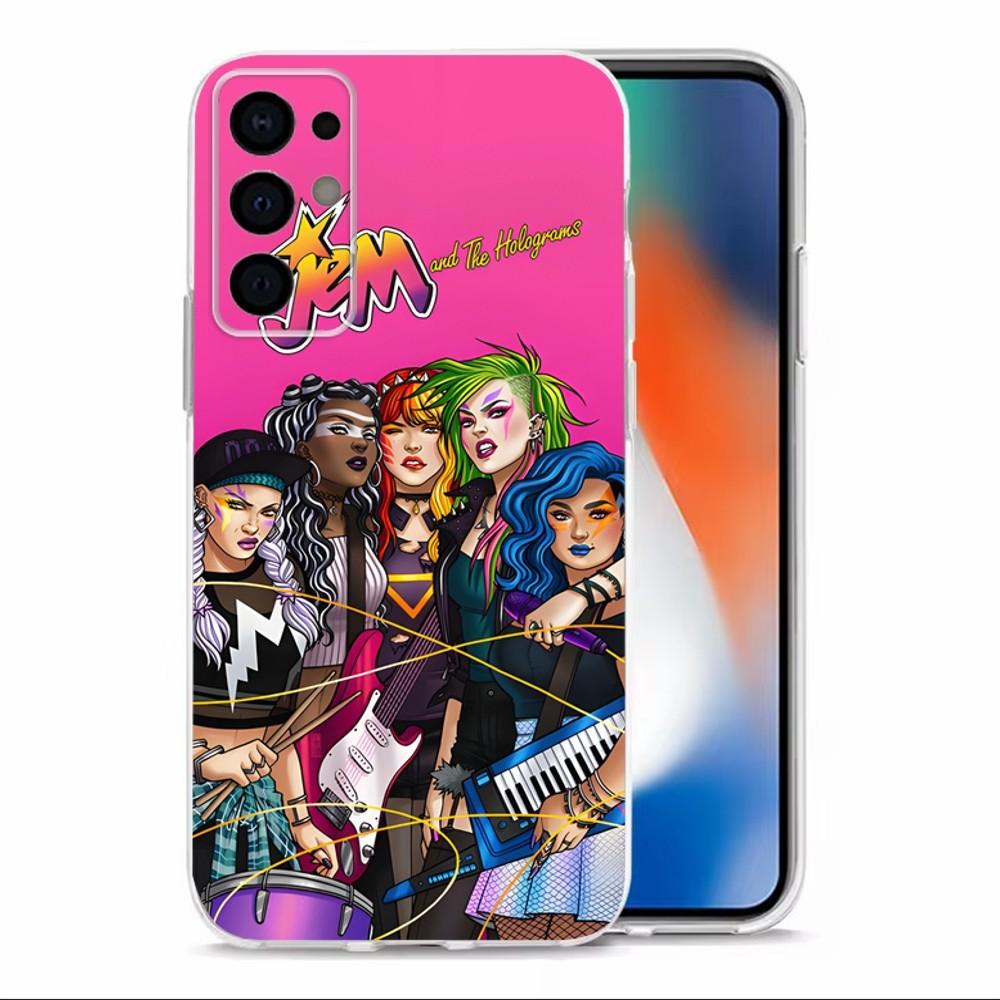 J-Jem And The Holograms Phone Case  For Samsung S30,S23,S21,S22,S20,Ultra,S20,FE,lite,S10,S9,S8,PIus Transparent Shell