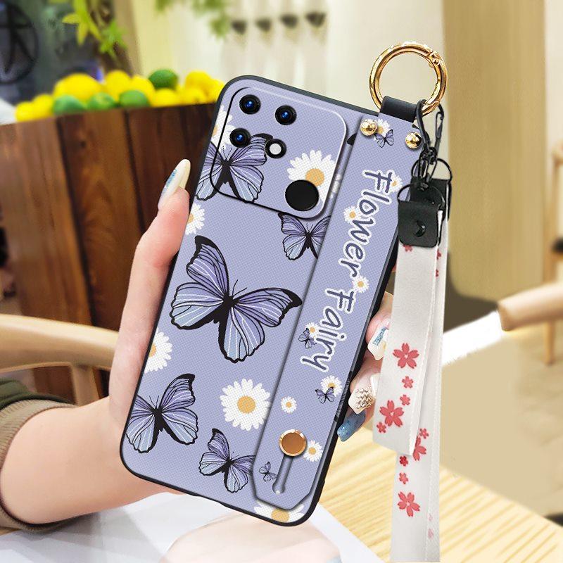 Ring Shockproof Phone Case For OPPO Realme Narzo 50A Back Cover Protective Dirt-resistant Anti-knock Soft case Anti-dust