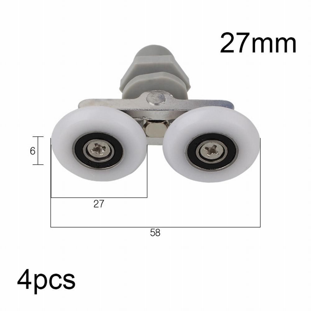 Shower Door Rollers 4pcs Accessories Bathroom Household