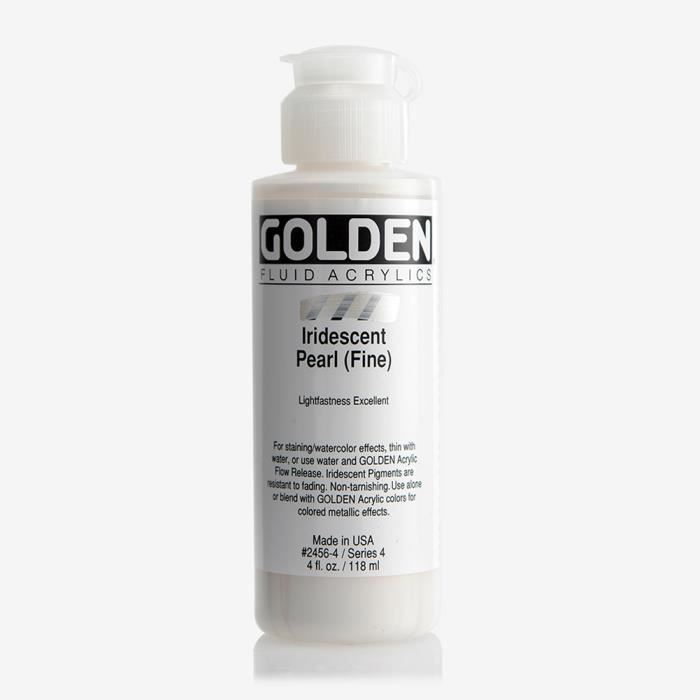 Acrylic Paint - Golden - High Flow - 119ml - Iridescent Pearl - Ideal for Illustration