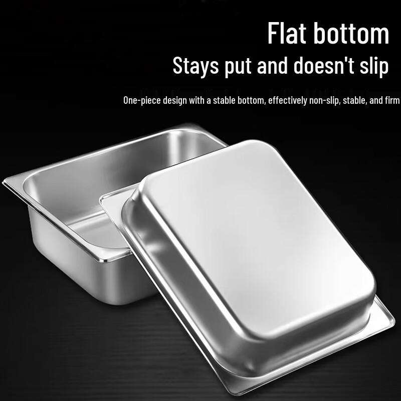 Sainterdon Stainless Steel Rectangular Gastronorm Food Pans and Lids