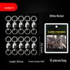 304 Stainless Steel Figure-Eight High-Speed Fishing Swivel Connector with Pin A53