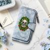 Gothic Skull Pattern Long Wallet for Women 