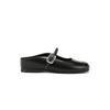 [Shei Su Yinyin] Half drag version~ 35mm inner height increase buckle with Mary Jane bag head half slippers women's sandals summer