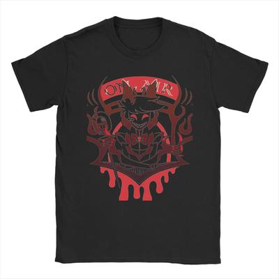 Hazbins Hotels Lucifer T Shirt Men's  Pure Cotton Hipster T-Shirt Round Collar  Tee Shirt Short Sleeve Clothes 6XL