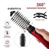 3 In 1 Negative Ion Hot Air Brush Multifunction Hair Straightener Curling Iron Hair Dryer 360 ° Rotating Curling Iron Hairbrush