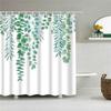 Shower Curtain Nordic style Fresh Plant Flower leaf 3D Printing Shower Curtains Polyester Waterproof Home Decor Curtain 180x180