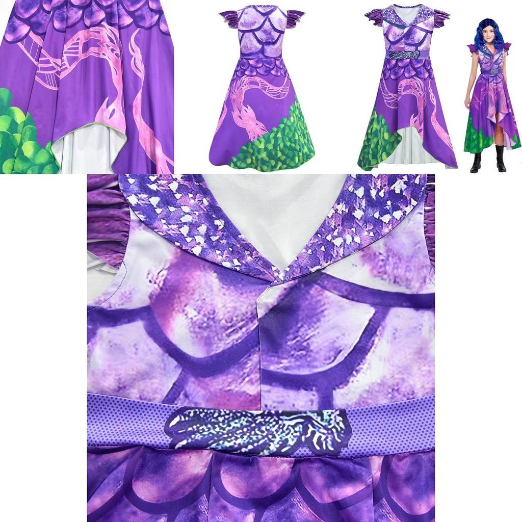 Costum Encantator Mal Cosplay Descendants 3 Pentru Fete Perfect Pentru Distracție de Halloween