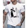 Unisexs Tshirt Comfortable Crew Neck Casual Soft Breathable Top Unisexswear Tshirt Summer Spring Streetwear Fabric Trendy Letter Print
