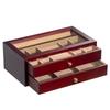 Solid Wood Multi-layer Large Capacity Jewelry Box - Wooden Wedding Gift and Ring Storage