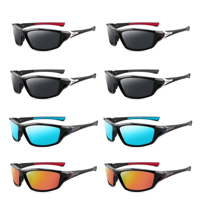 8pcs Sports Polarized Sunglasses Men Women Outdoor Cycling Sun Glasses Men Fishing Sunglasses Unisex UV400