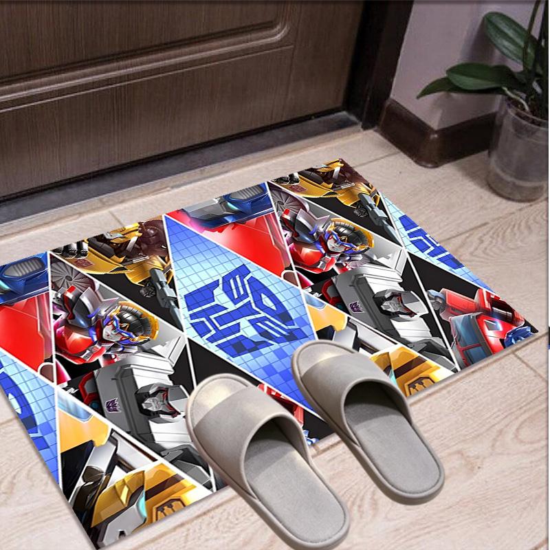 Transformers Pattern Rug, Indoor/Outdoor Mat, for Picnic, Gameroom, Bedroom, Office, Living Room, Home Decor Carpet, Birthday Gift