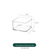 Clear Acrylic Jewelry and Cosmetics Storage Box with Lid