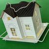 Bird Feeder Hanging Metal Bird House Feeder with Solar Lights Outdoor Lantern