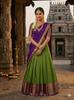 South Indian Style Ethnic Lehenga Choli Set Bollywood Women Lehenga Dupatta Set