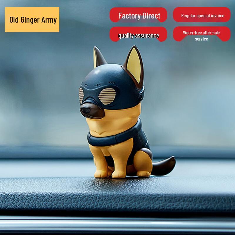 Veteran Military Dog Car Ornament
