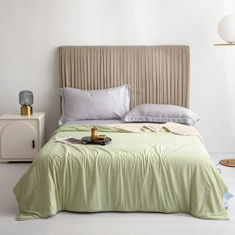 Summer Cooling Blankets Lightweight Air Condition Comforter Cold Quilt Twin King Size Smooth Soft