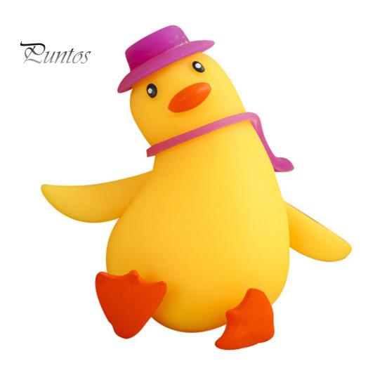 TPR Duck Toy Cartoon Stress Relief Toy, Squeezable Fidget Soft Deformable Squeeze Toys Stretch Sensory for Hand Exercise Relaxation