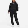 Nike Knitted Sweatpants Women's Black Moderate Cuffed Pants (Unisex) Knitted Sweatpants DM6206 010